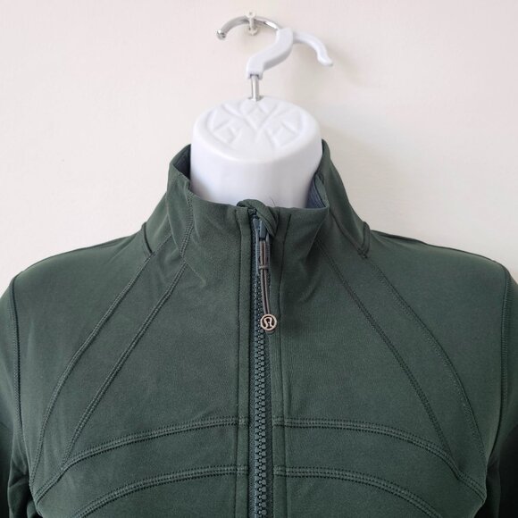 NWT LULULEMON RNFG Forest Green Buttery Soft Nulu Define Jacket Size 4 - Picture 3 of 8